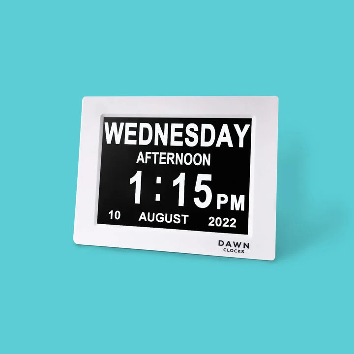 Dawn Clocks Digital Calendar Clock NDIS Senior Dementia LED Dementia ADHD Autism Reminder 720X
